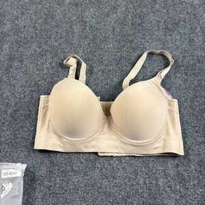 SHAPEDLY Women’s Nude Back Smoothing Underwire Bra NWT Size: 40D
